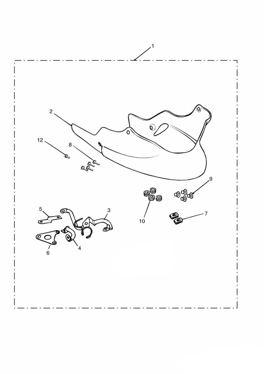 Bellypan Kit exploded diagram