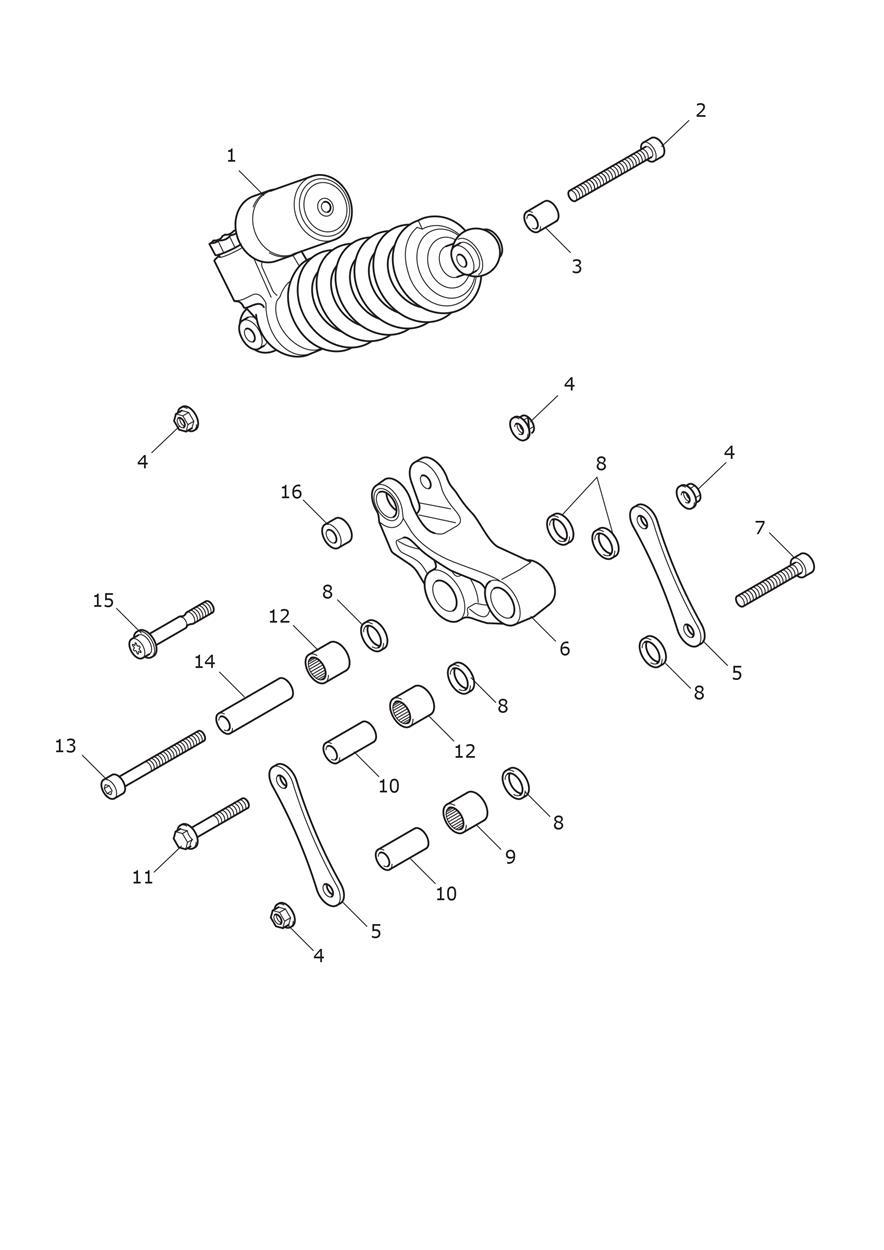 RSU & Linkage exploded diagram