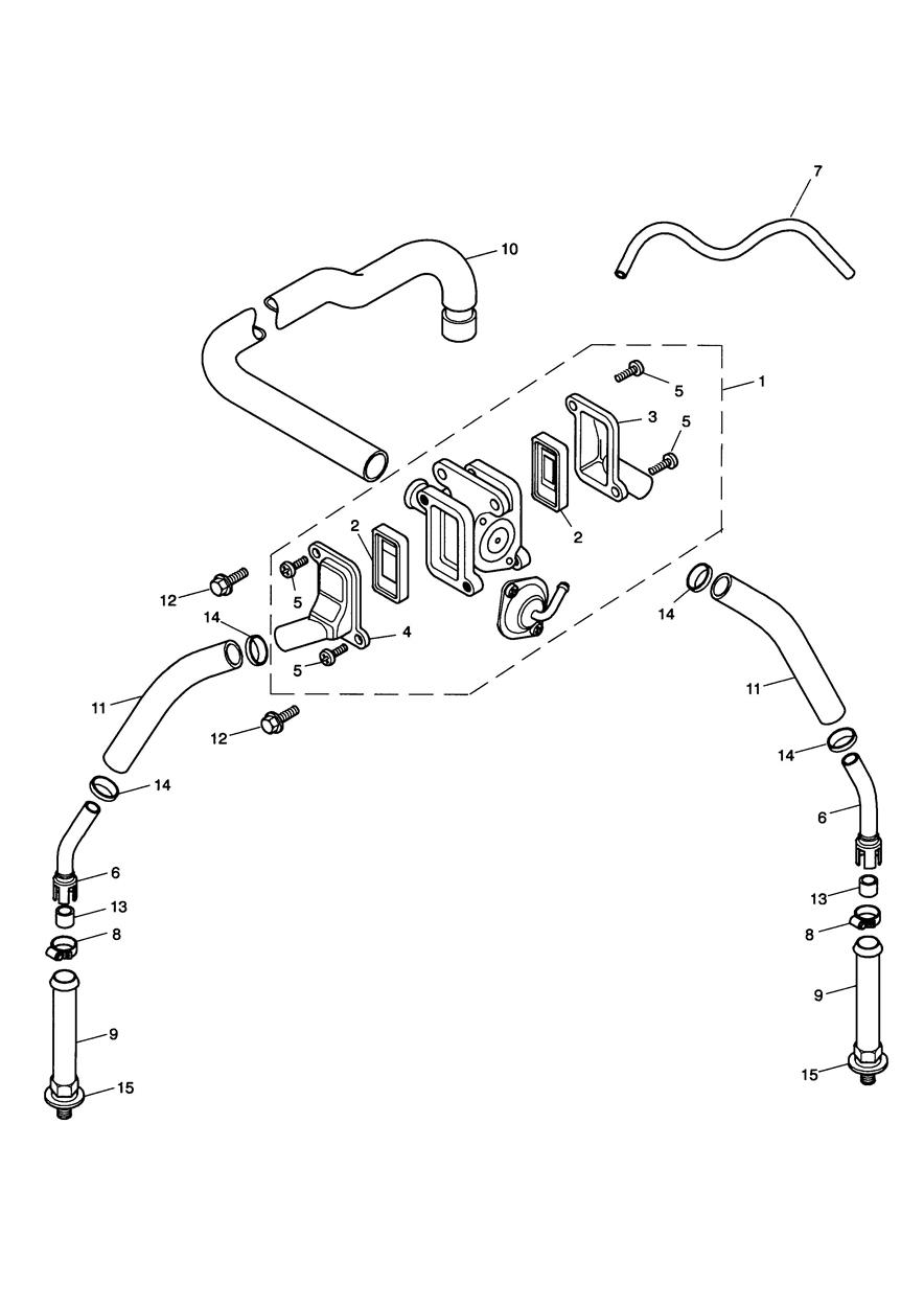 Emissions Control exploded diagram