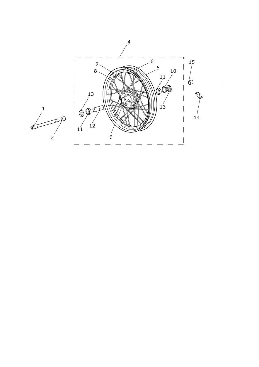Front Wheel exploded diagram