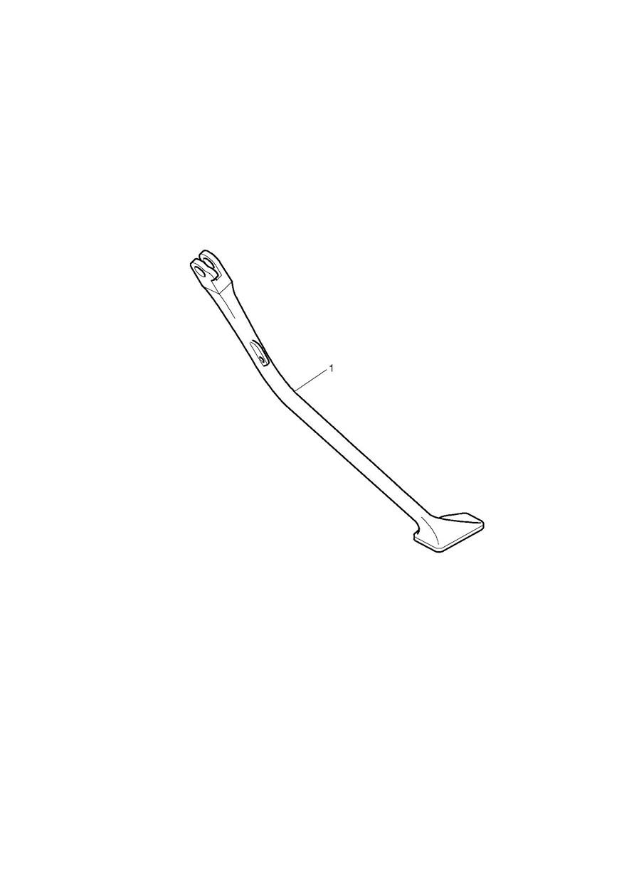 Side Stand Kit, Chrome exploded diagram