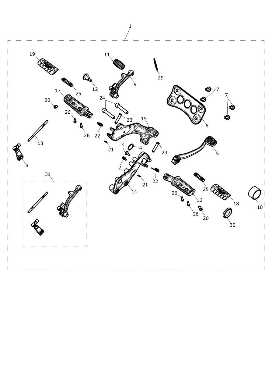 Controls, Mid, Kit exploded diagram