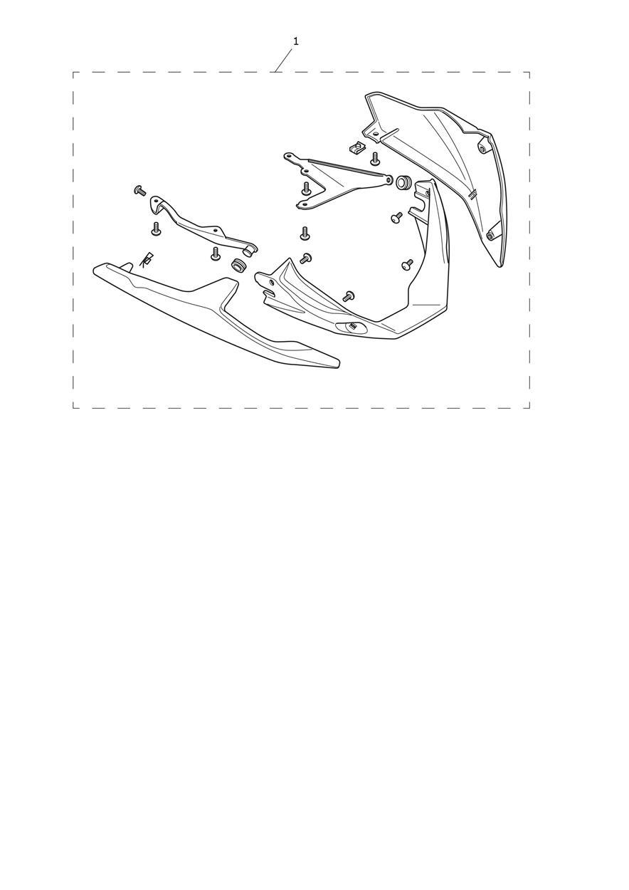 Bellypan Kit exploded diagram