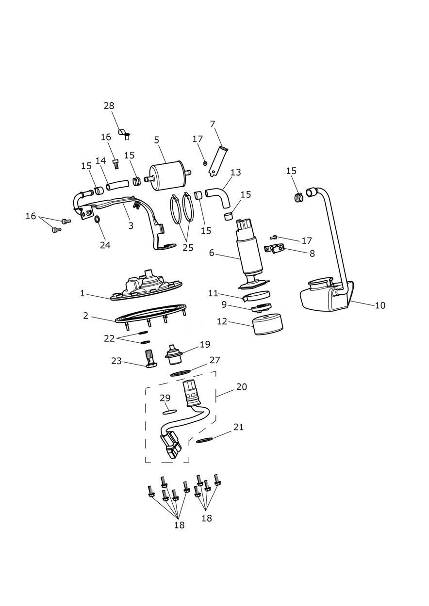 Fuel Pump exploded diagram