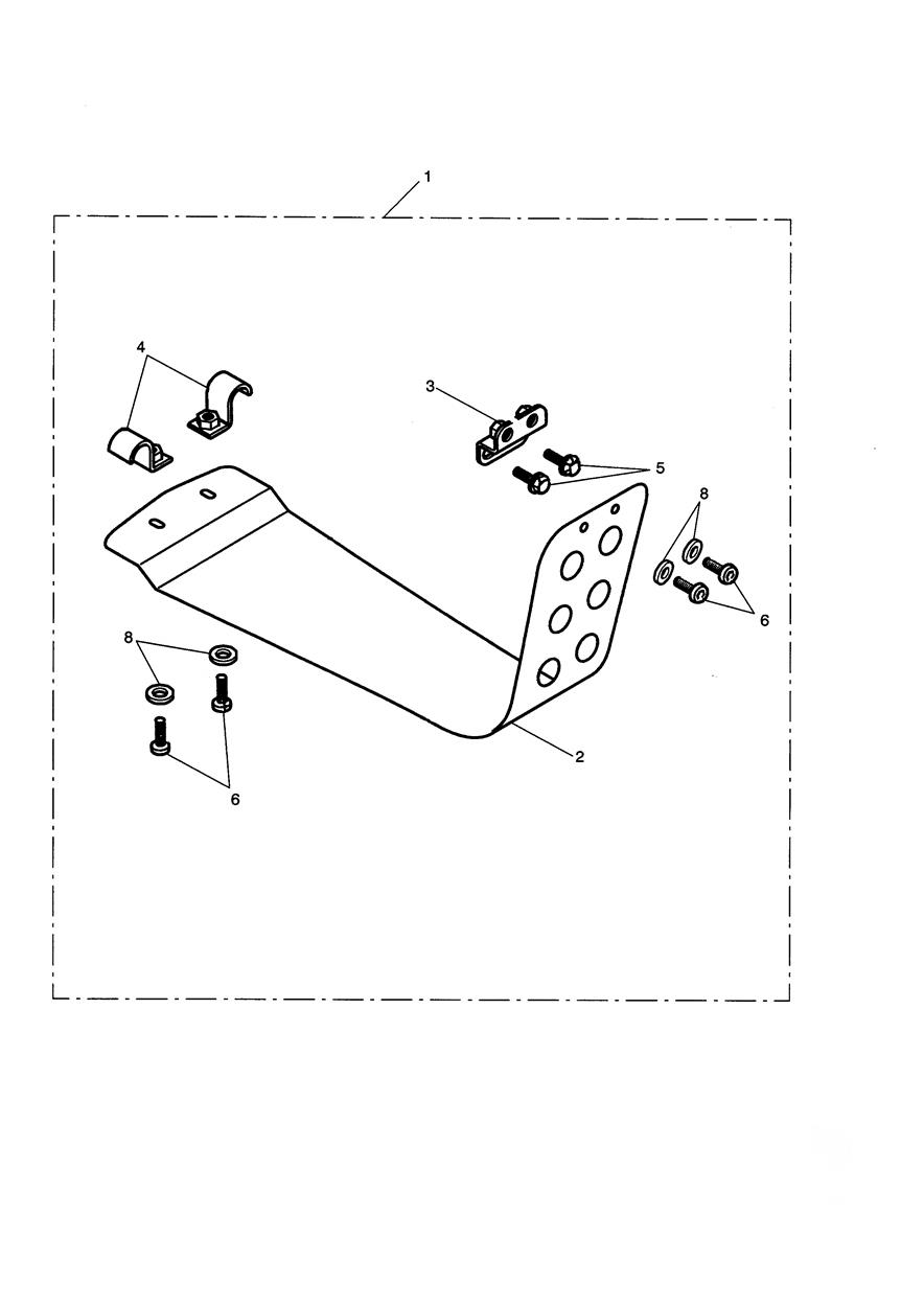 Skid Plate Kit exploded diagram