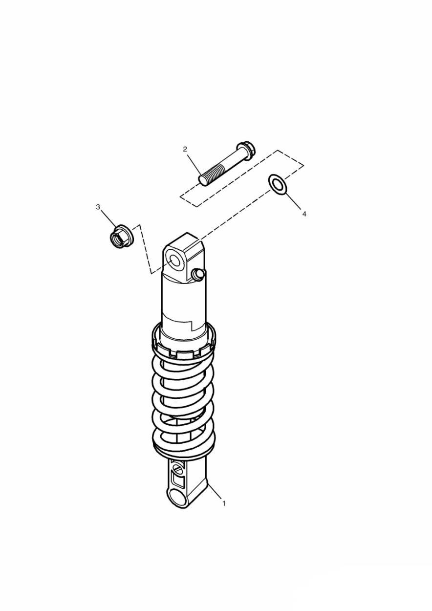 Rear Suspension Unit exploded diagram