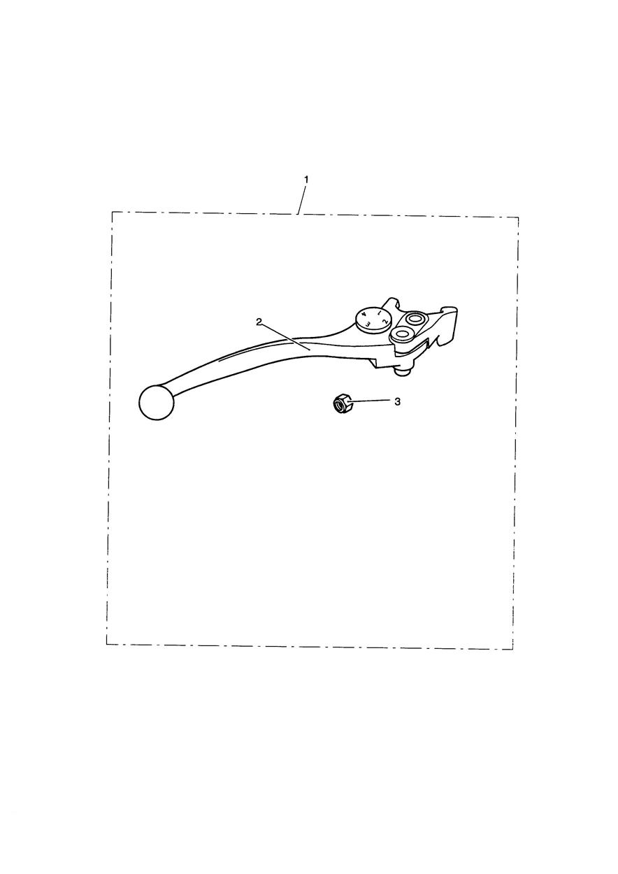 Brake Lever Kit, Adjustable exploded diagram