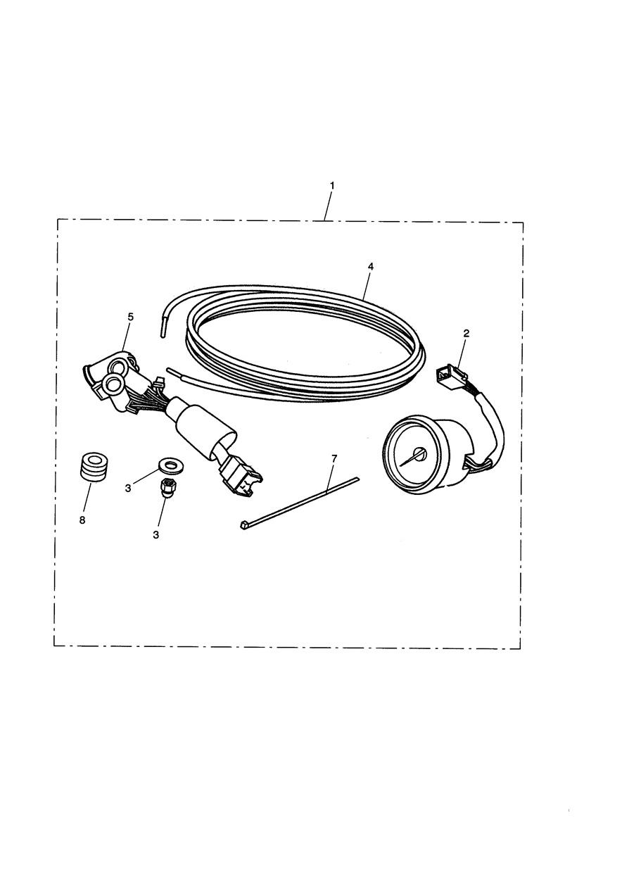 Tacho Kit exploded diagram
