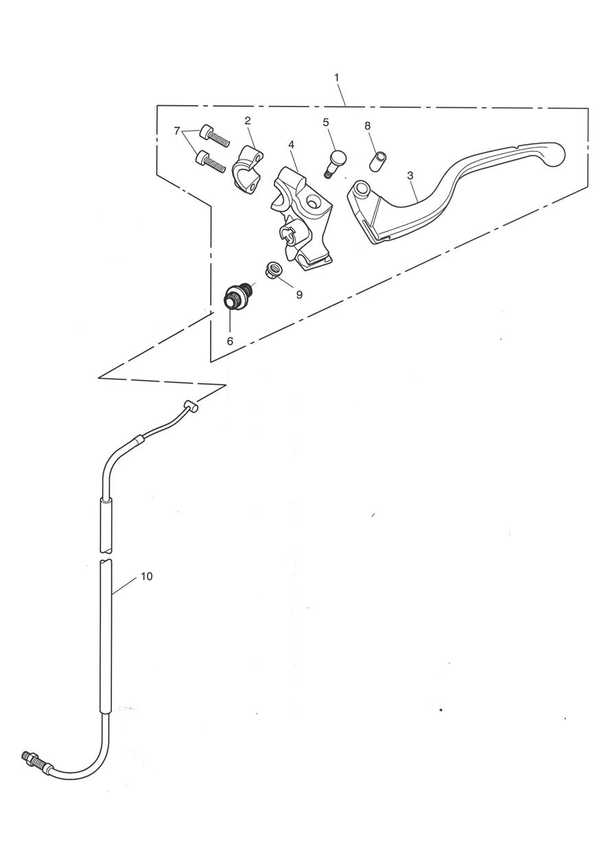 Control Cables exploded diagram