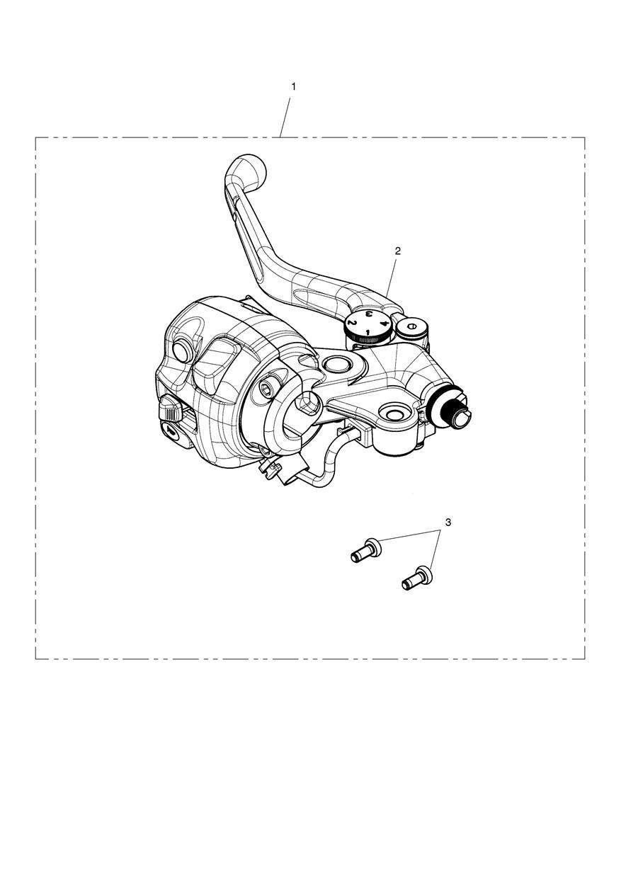 DRL Switchcube Kit, Non Cruise exploded diagram
