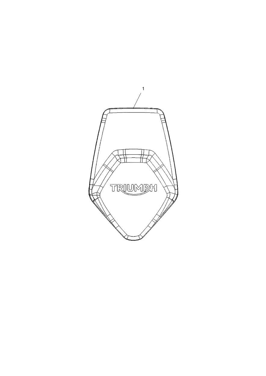 Tank Pad Rubber exploded diagram