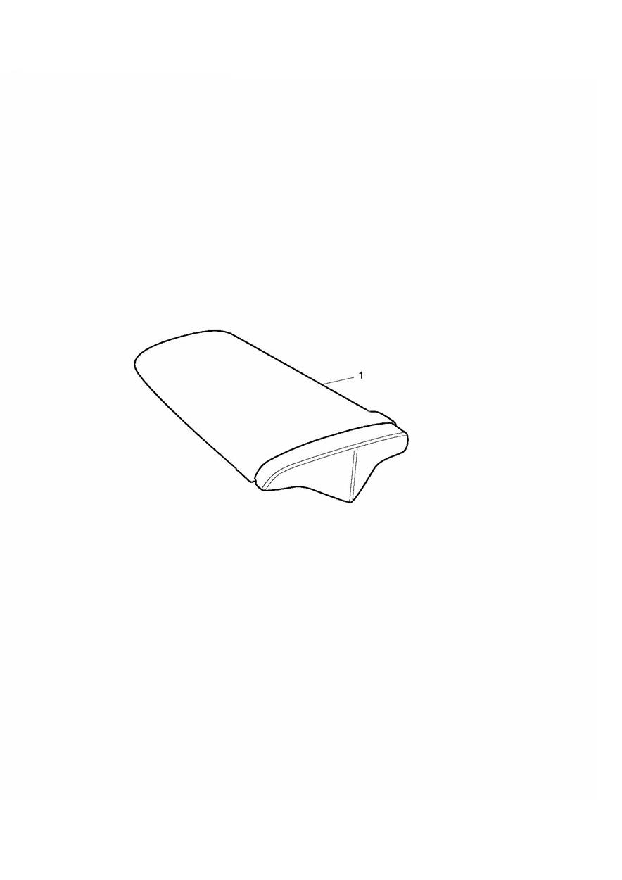Seat Cowl Kit, Coloured exploded diagram