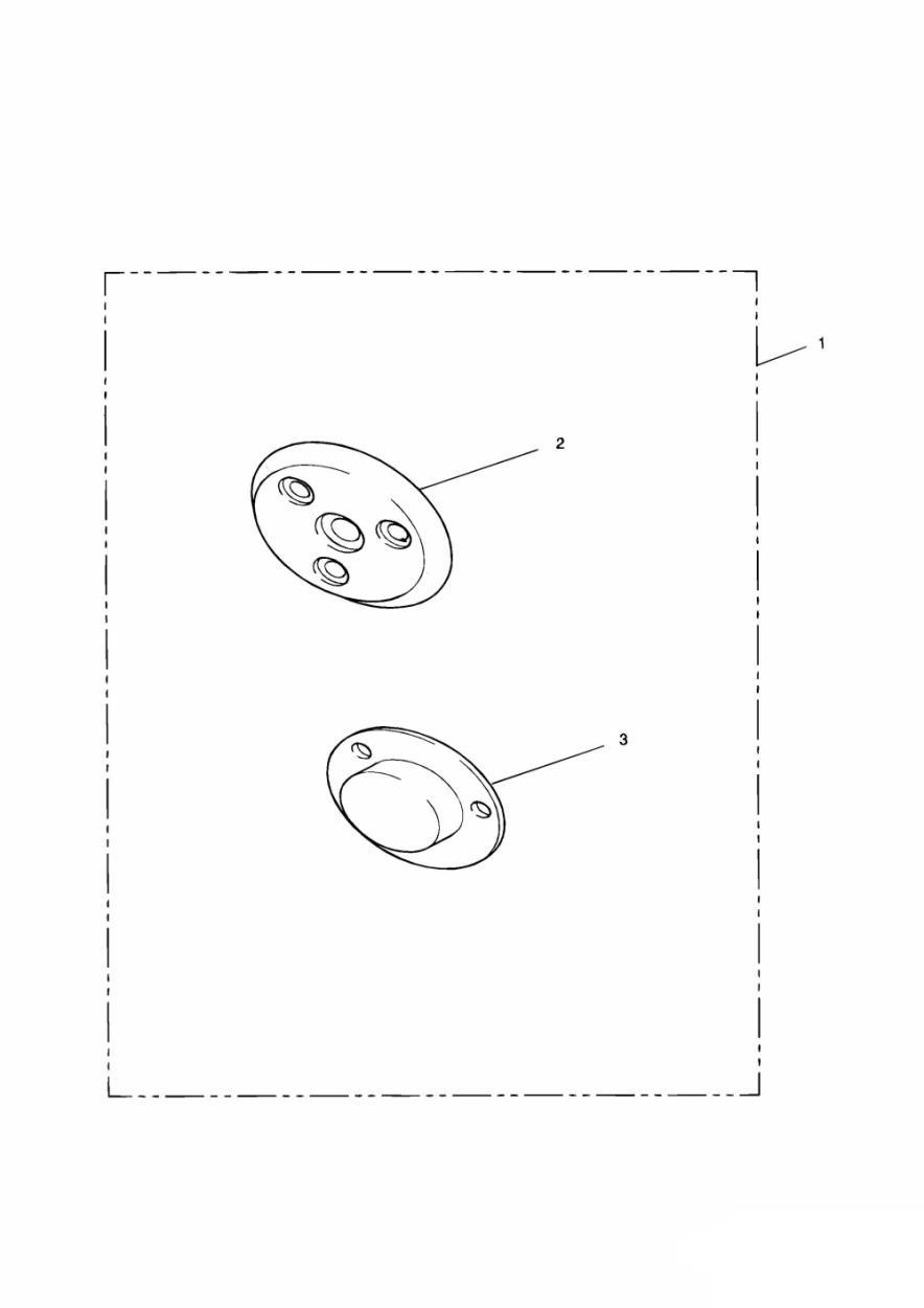 Chrome Outrigger Finisher Kit exploded diagram