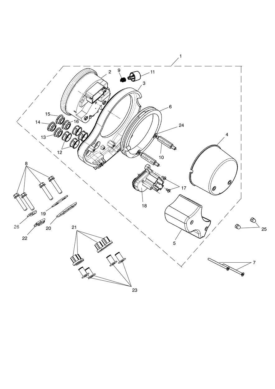 Instruments Bonneville exploded diagram