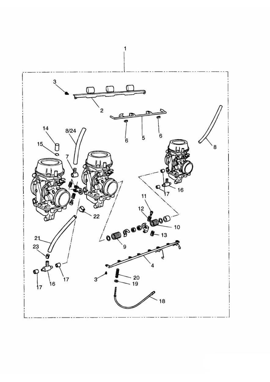 Carburettors exploded diagram