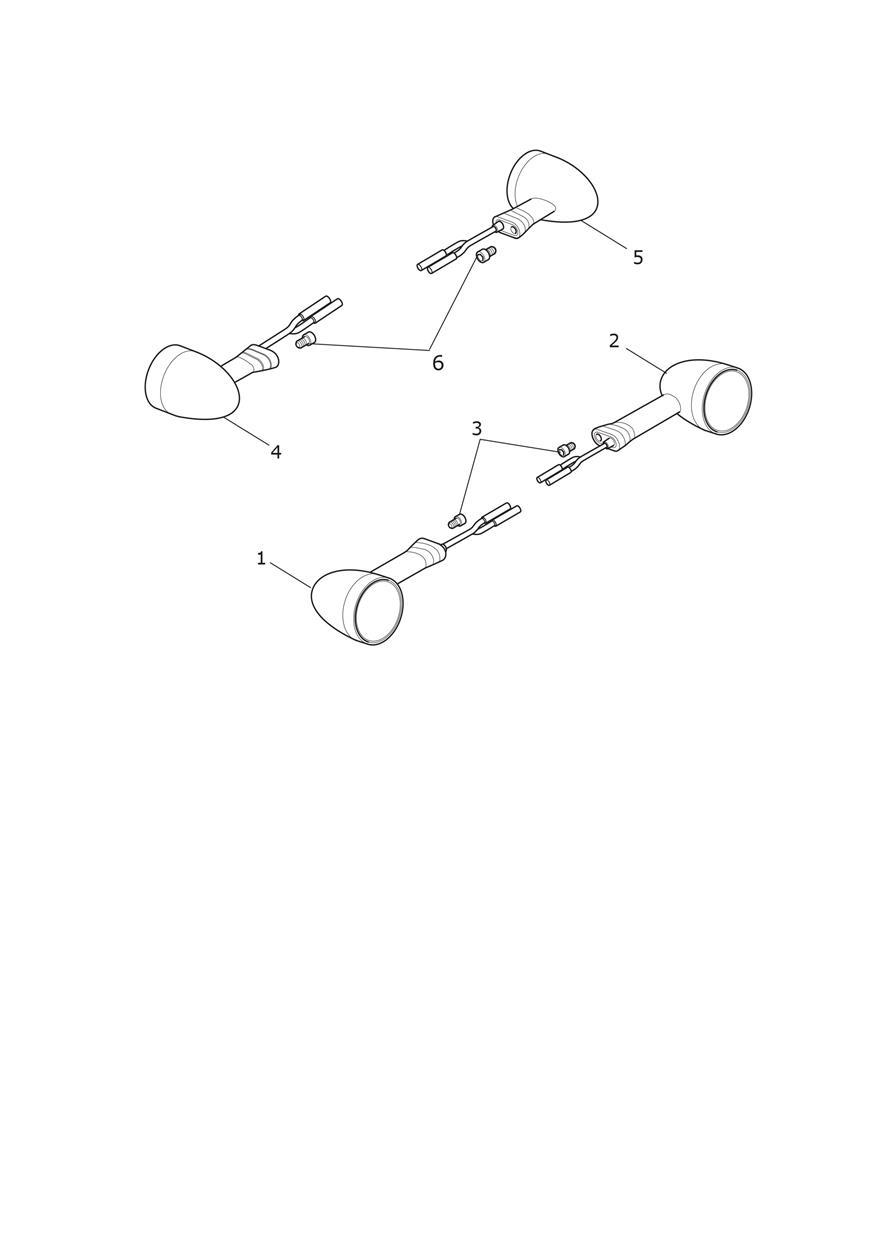 Indicators exploded diagram