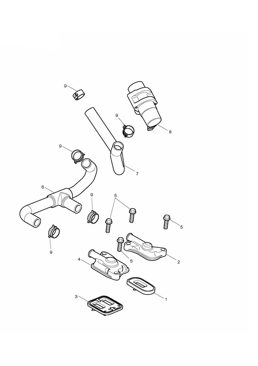 Emissions Control exploded diagram