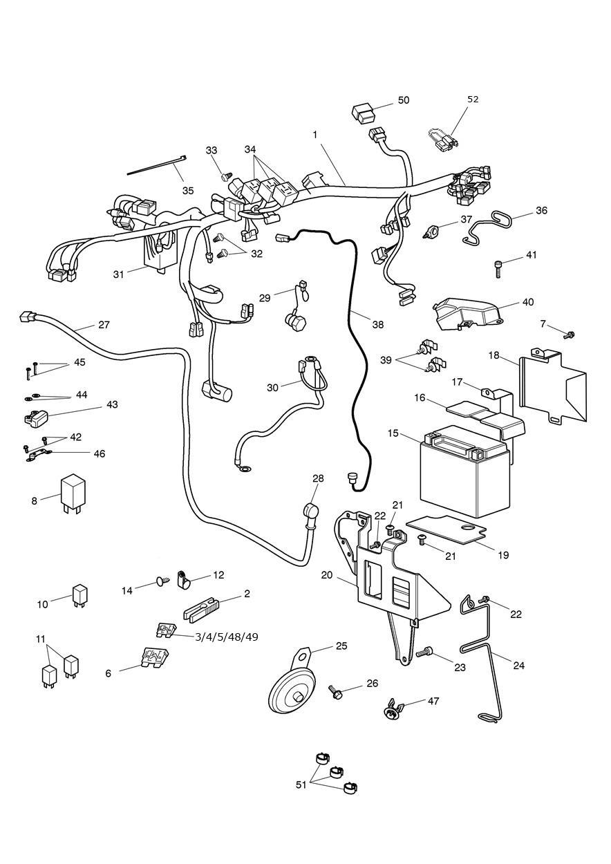 Electrical Equipment exploded diagram