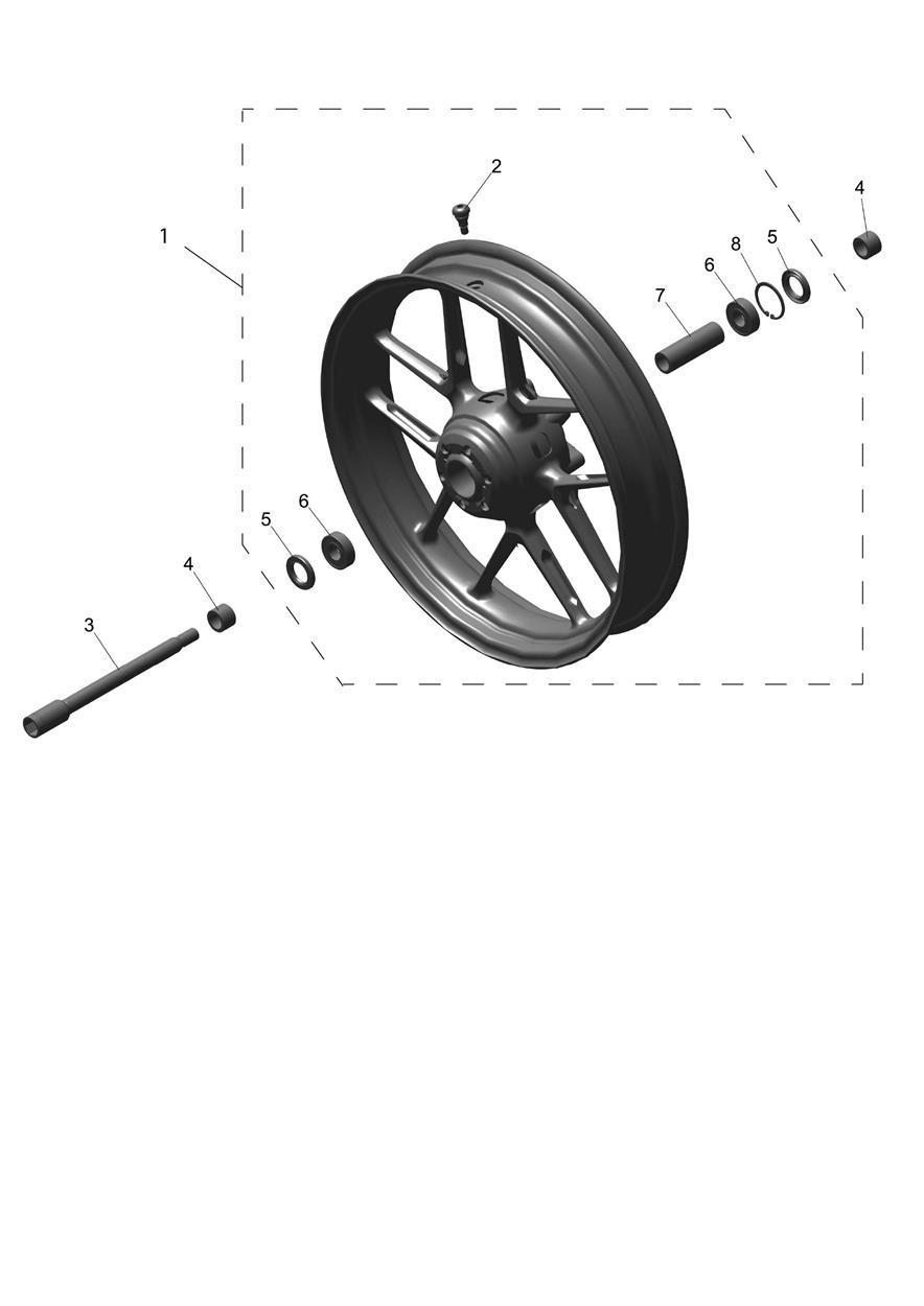 Front Wheel exploded diagram