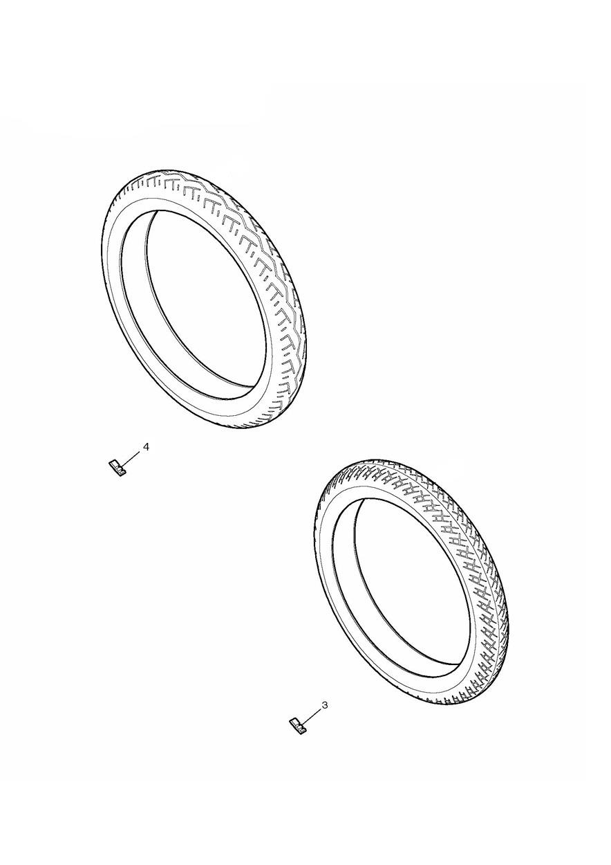 Tyres, Valves & Balance Weights exploded diagram