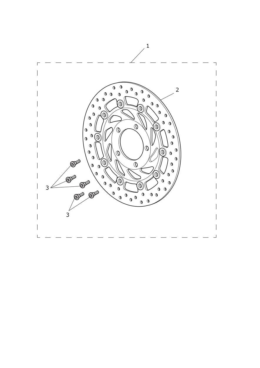 Floating Disc Kit exploded diagram