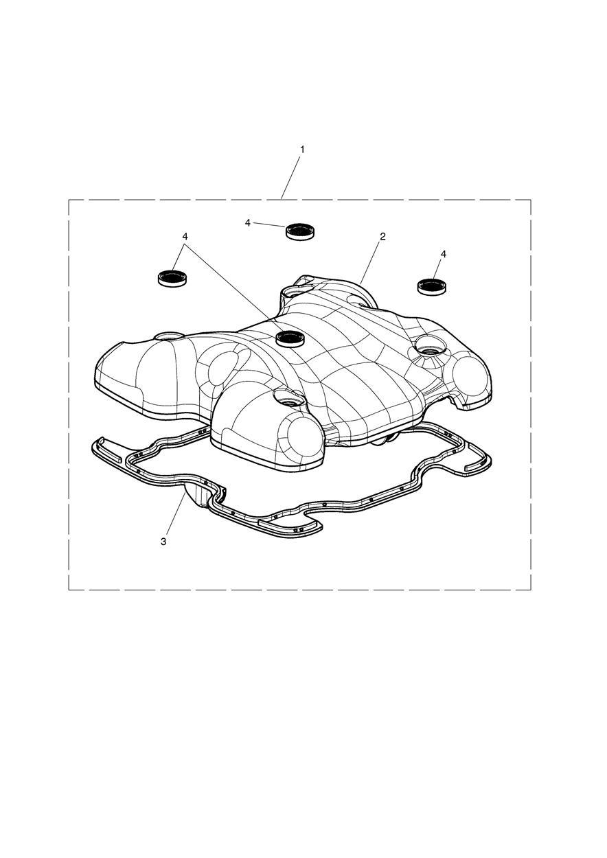 Camshaft Cover, Chrome exploded diagram