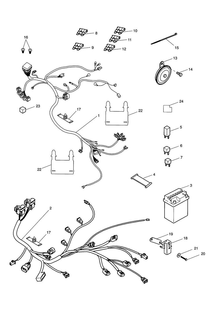 Electrical Equipment exploded diagram