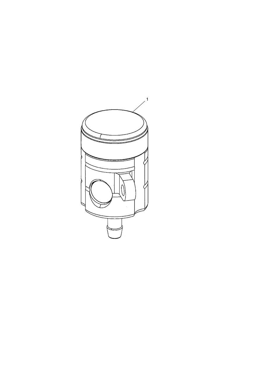 Brake Reservoir, Rear, Type 3 exploded diagram
