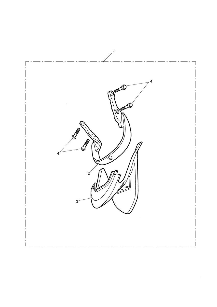 Grabrail Kit exploded diagram