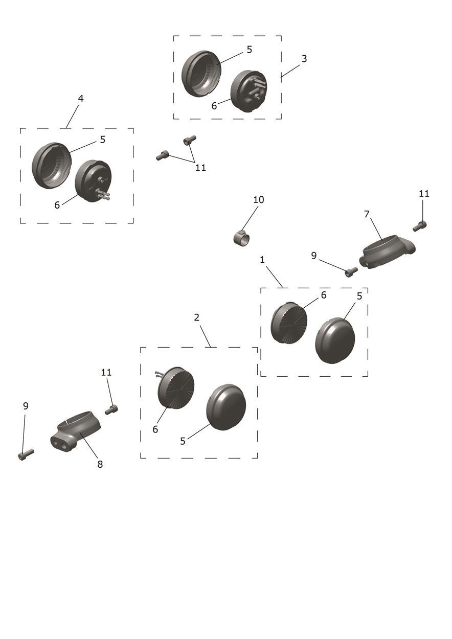 Indicators exploded diagram