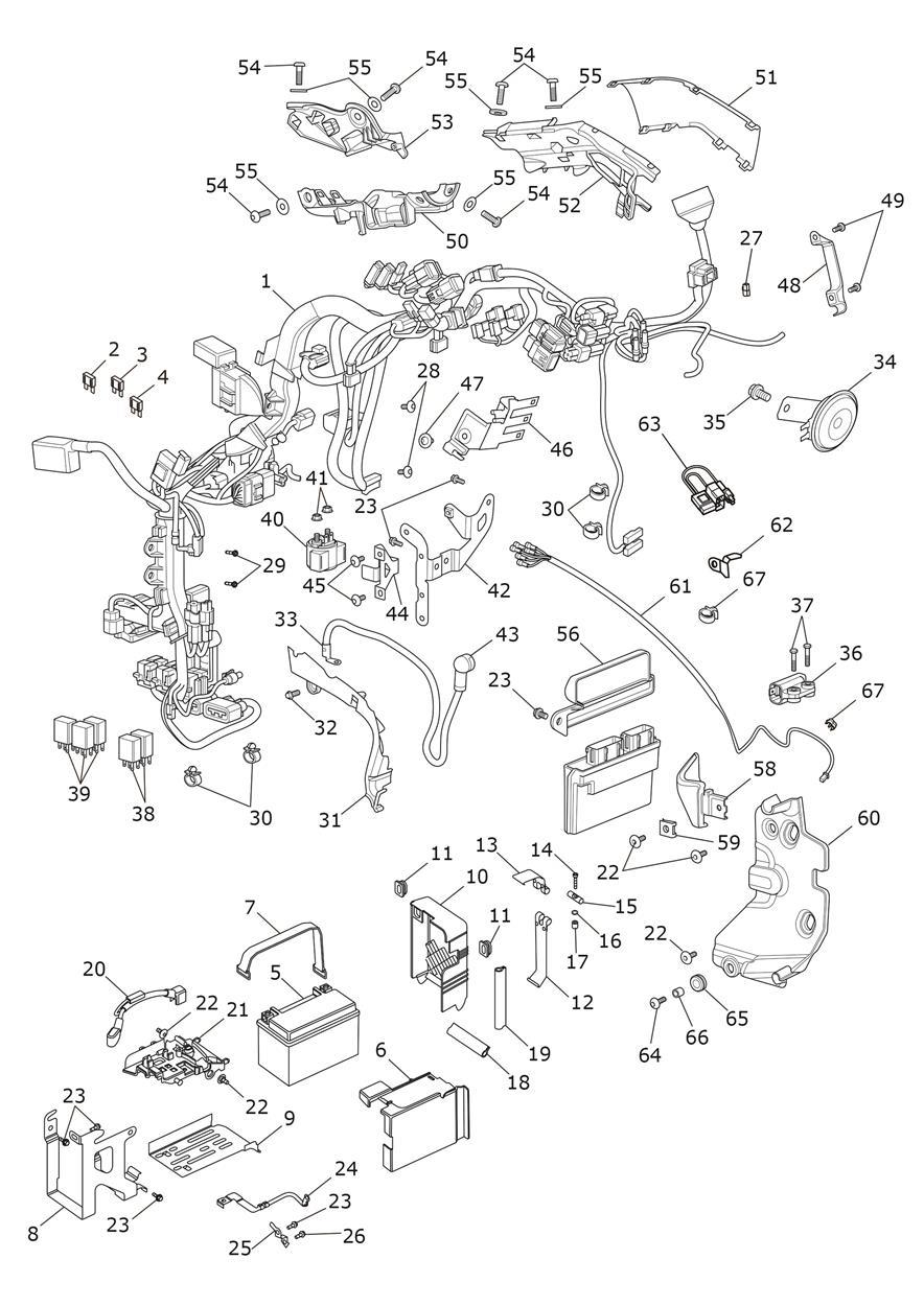 Electrical Equipment exploded diagram