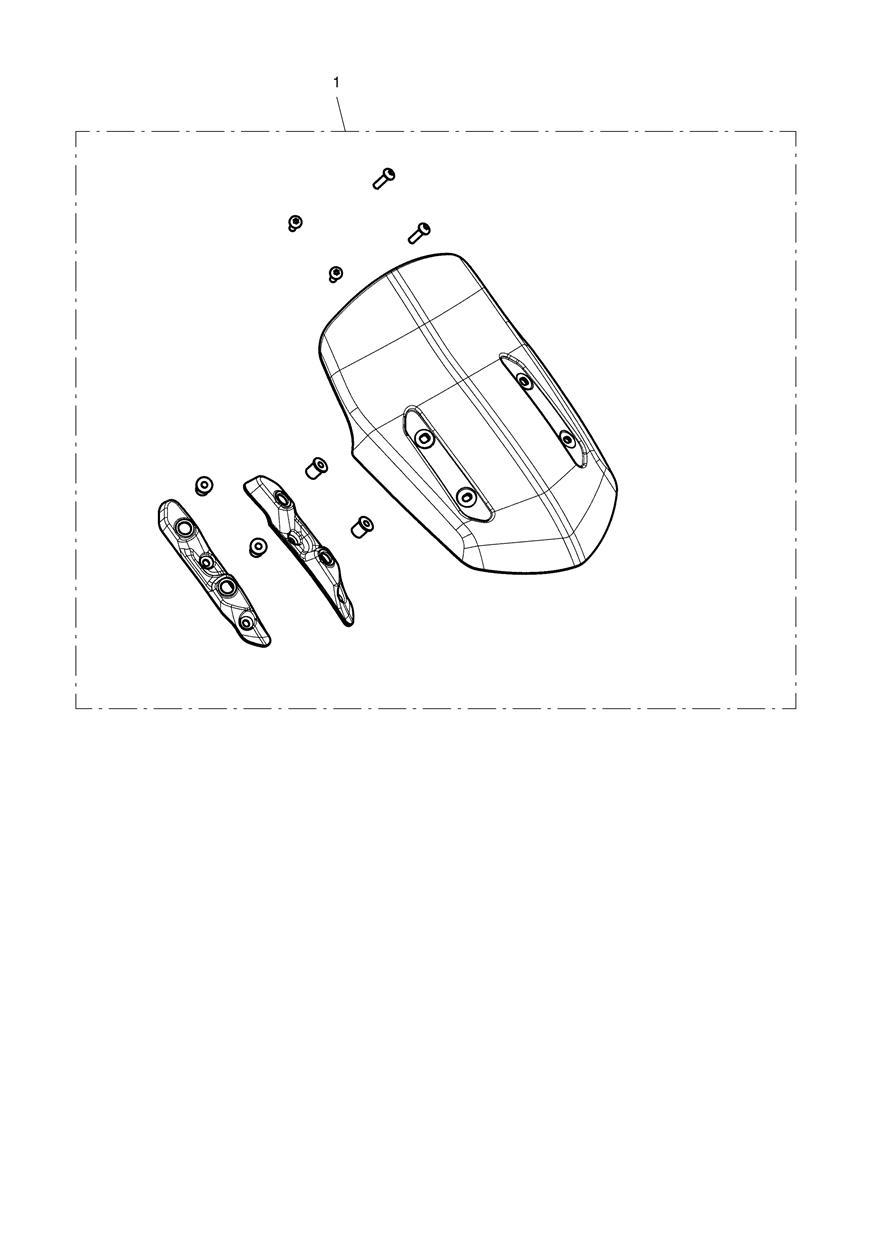 Screen Kit exploded diagram