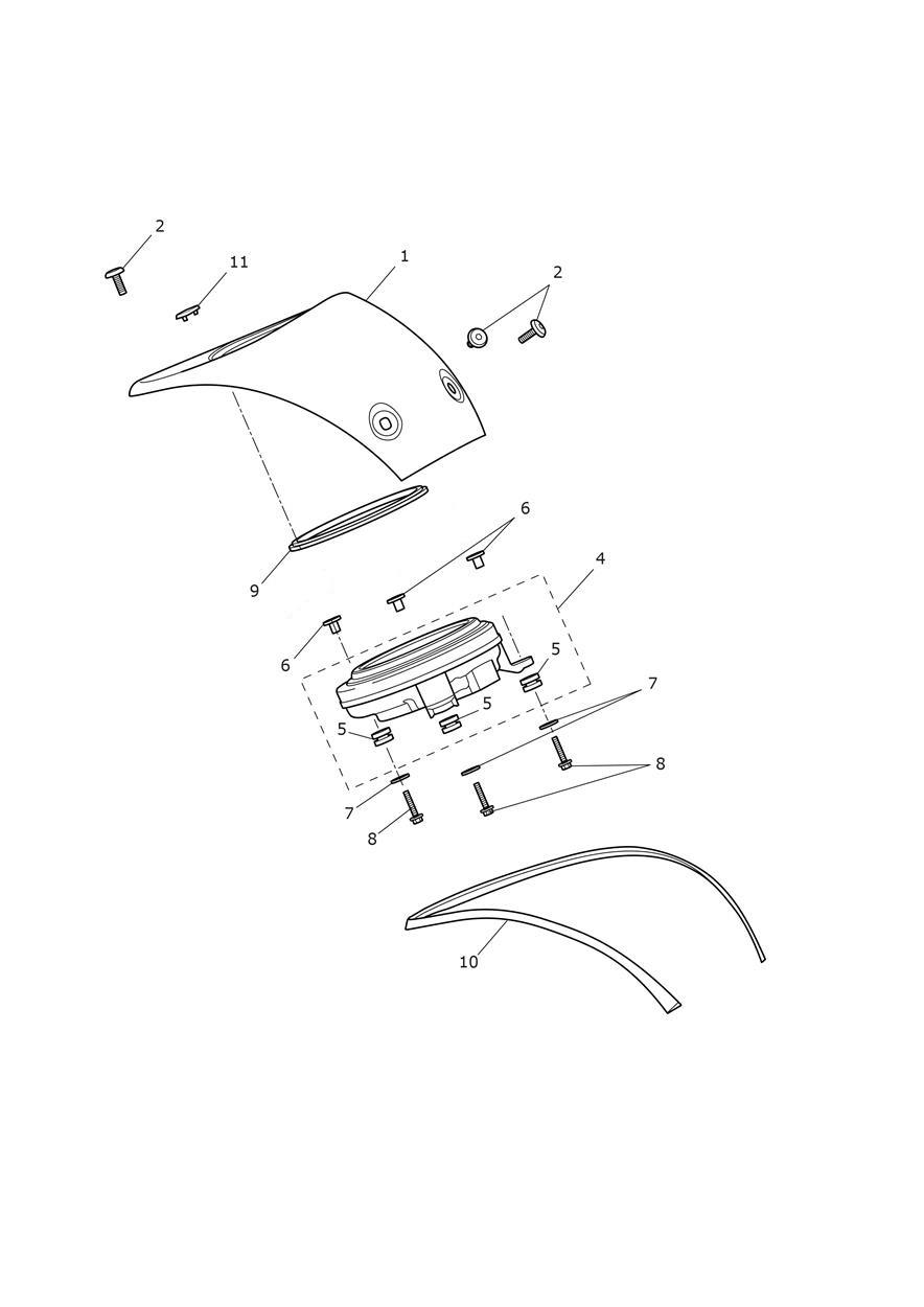 Instruments exploded diagram