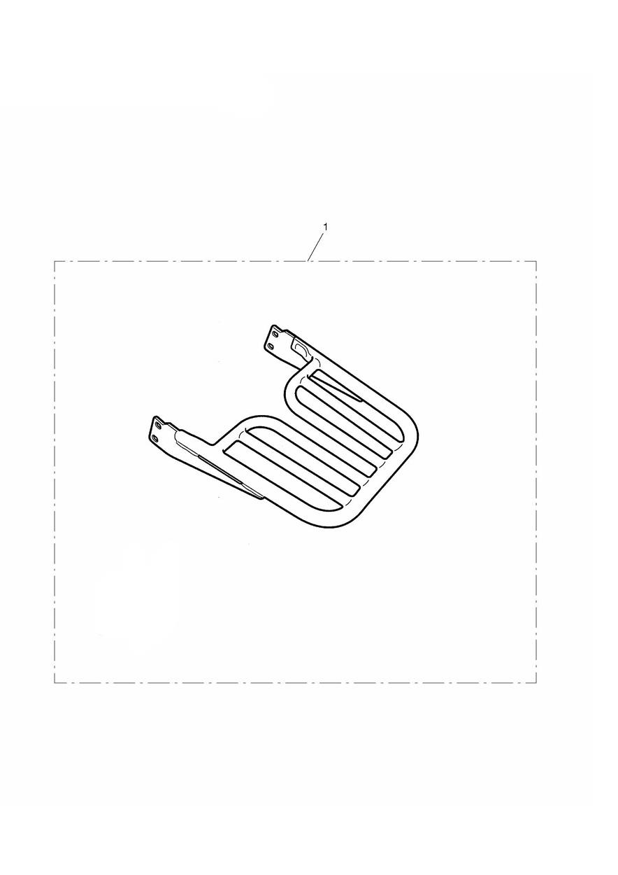 Chrome Luggage Rack exploded diagram