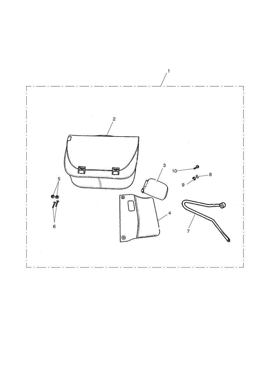 City Bag Kit, RH exploded diagram