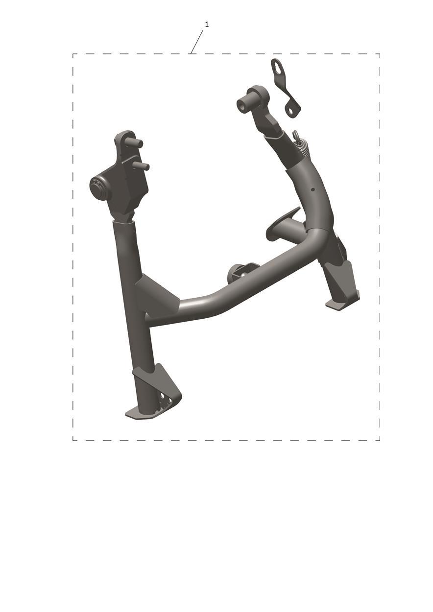 Centrestand Kit exploded diagram