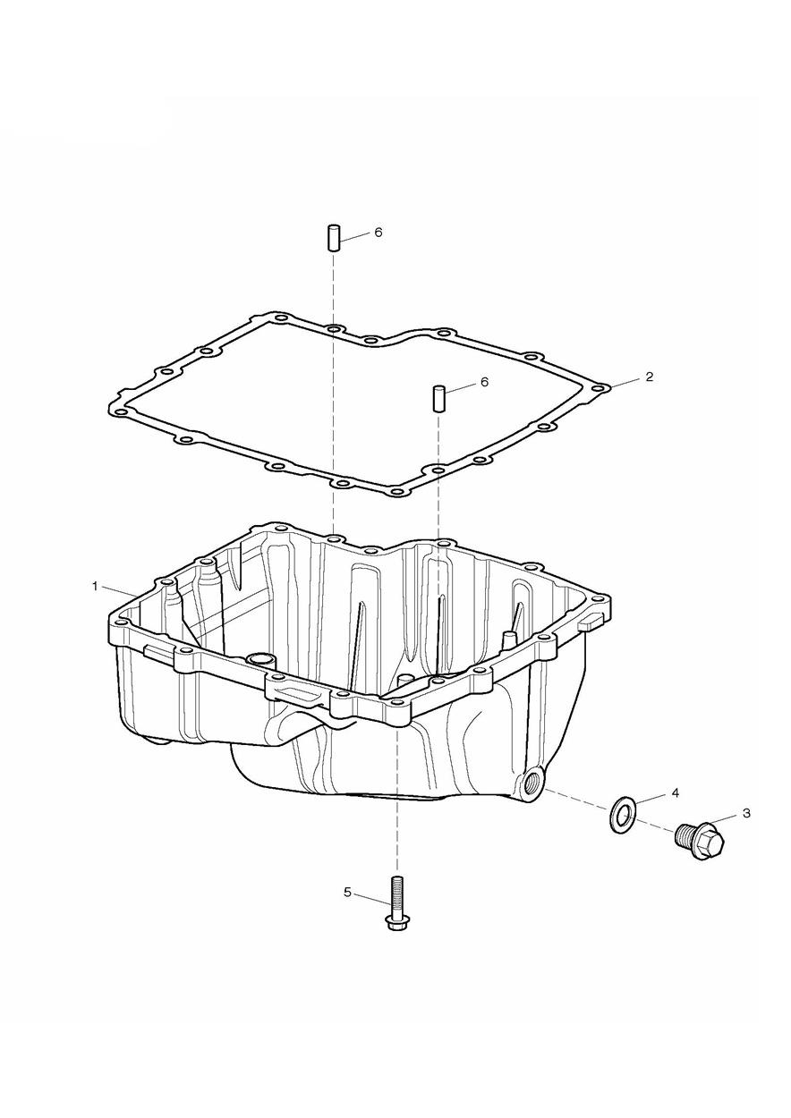 Sump & Fittings exploded diagram