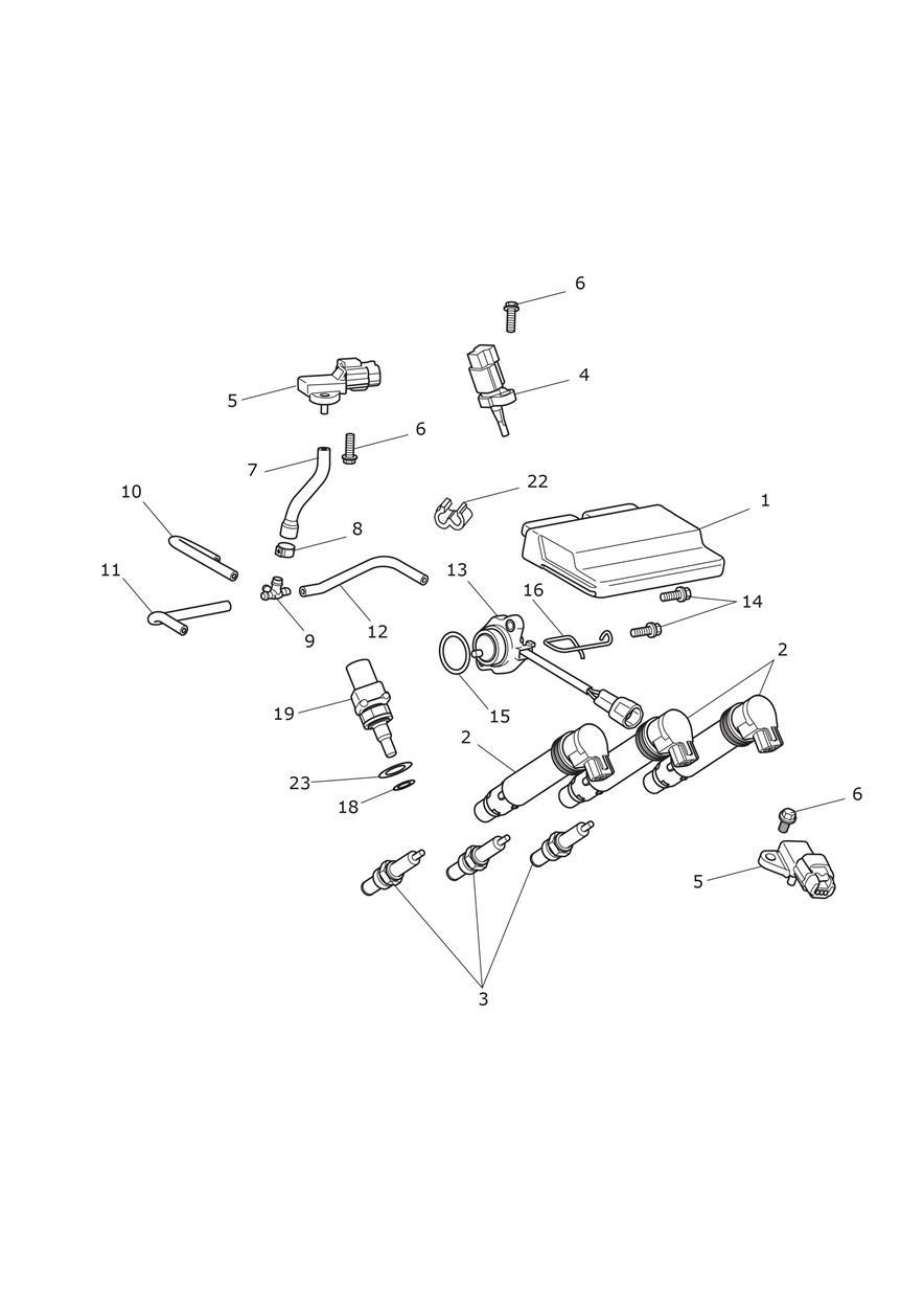 Engine Management System exploded diagram