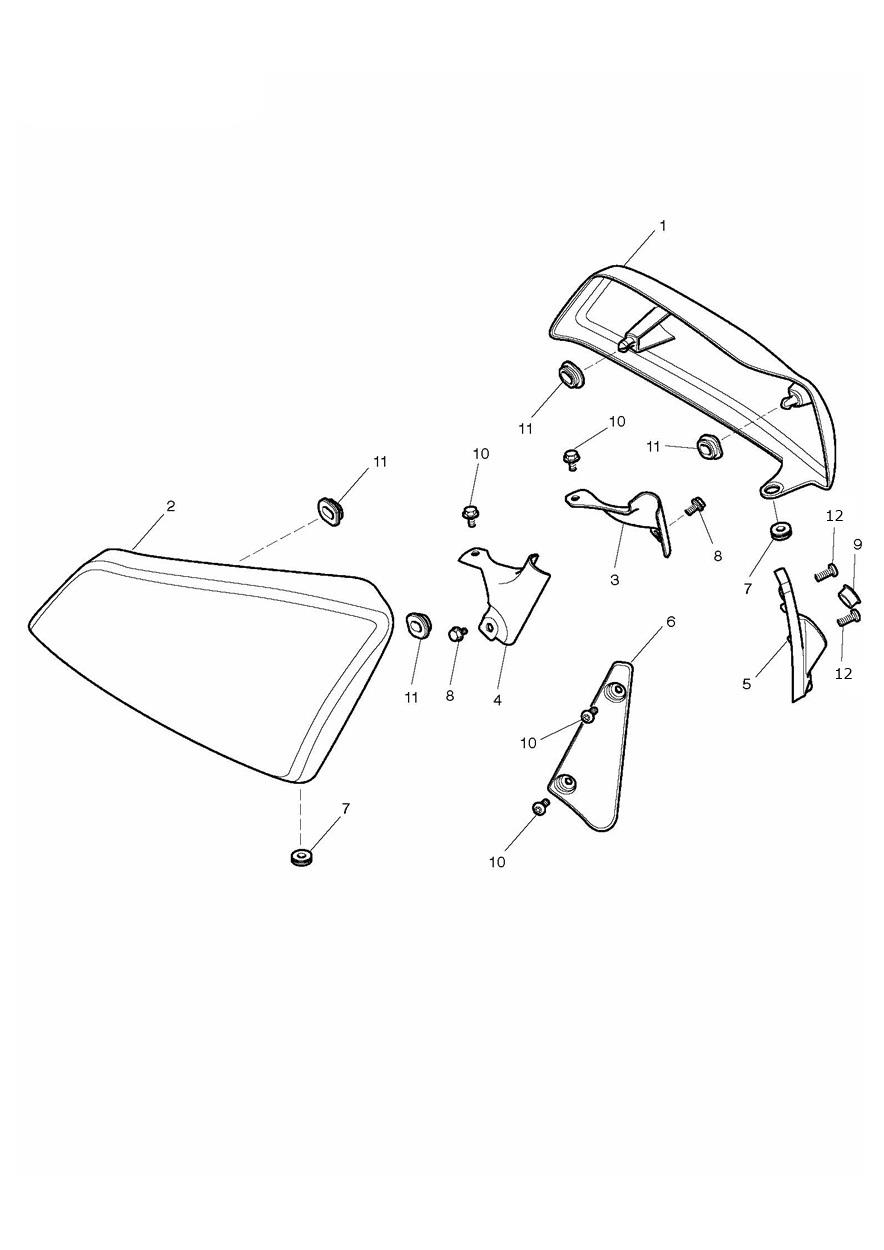 Side & Infill Panels exploded diagram