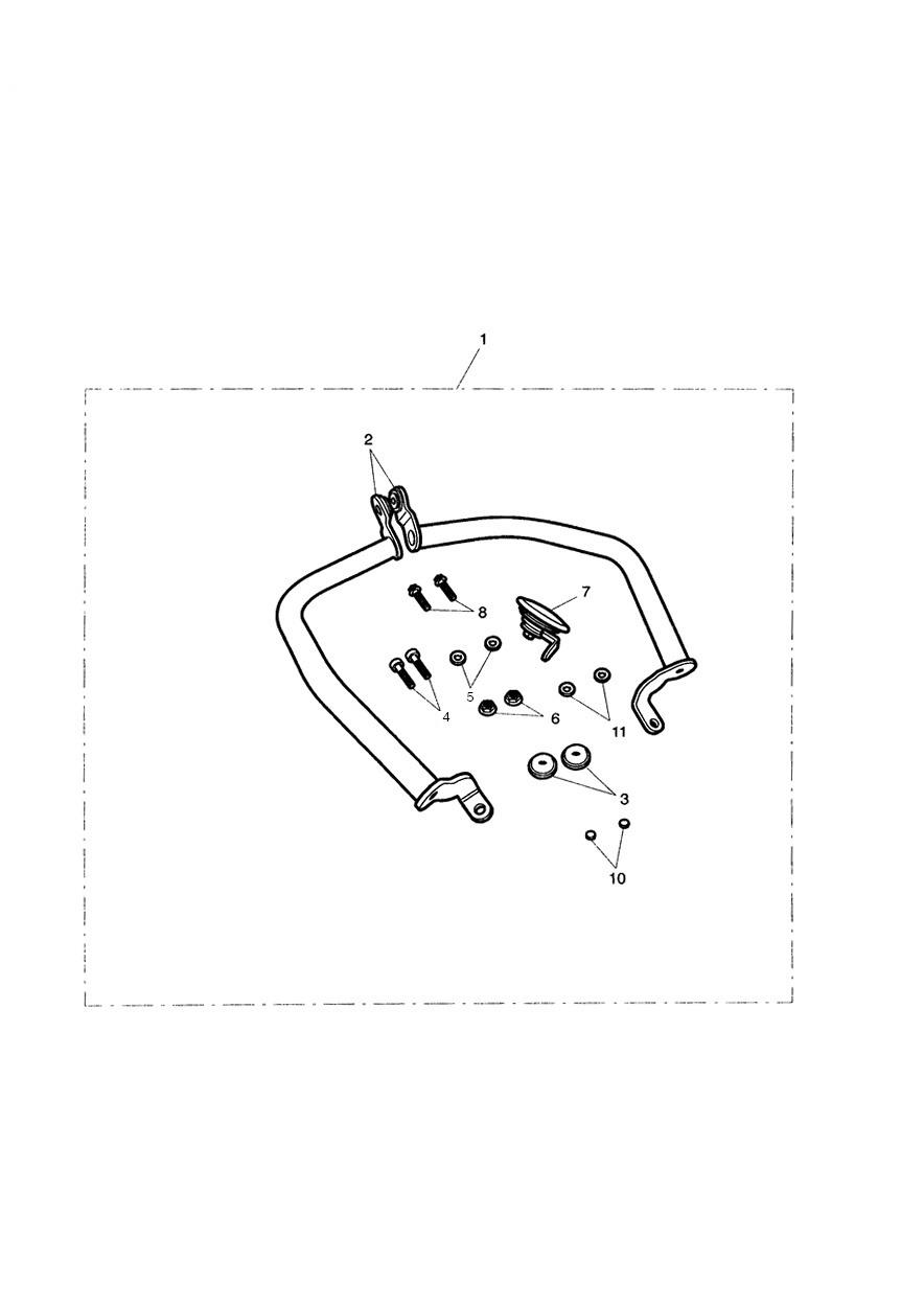 Engine Dresser Bar Kit exploded diagram