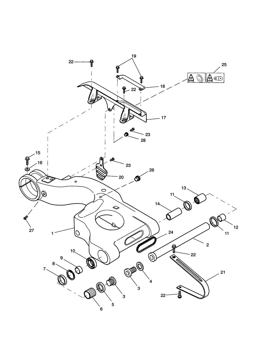 Swinging Arm exploded diagram