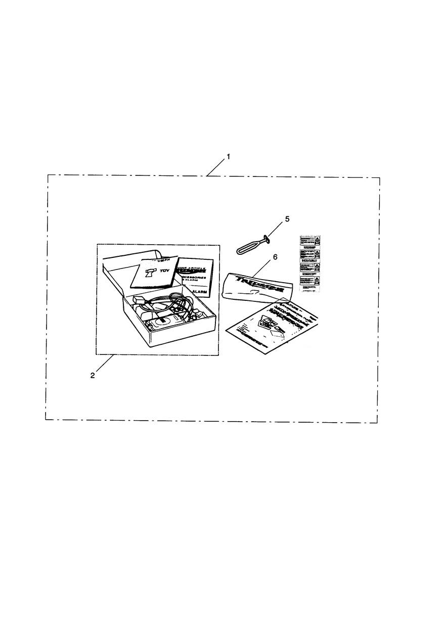Alarm Kit, S4 exploded diagram