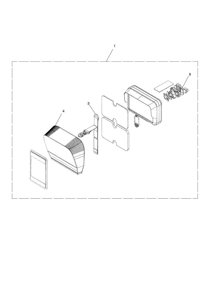 Phone Holder, 160 x 100 exploded diagram