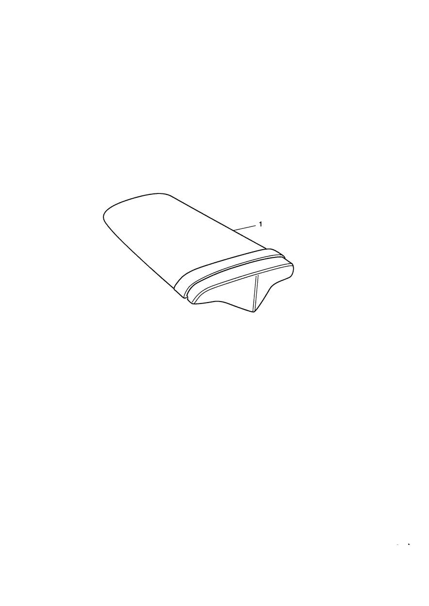 Gel Seat, Pillion exploded diagram