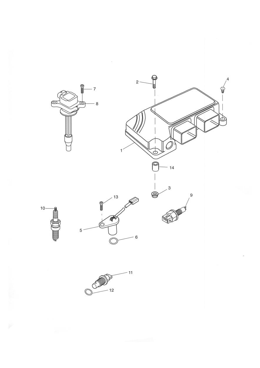 Engine Management System exploded diagram