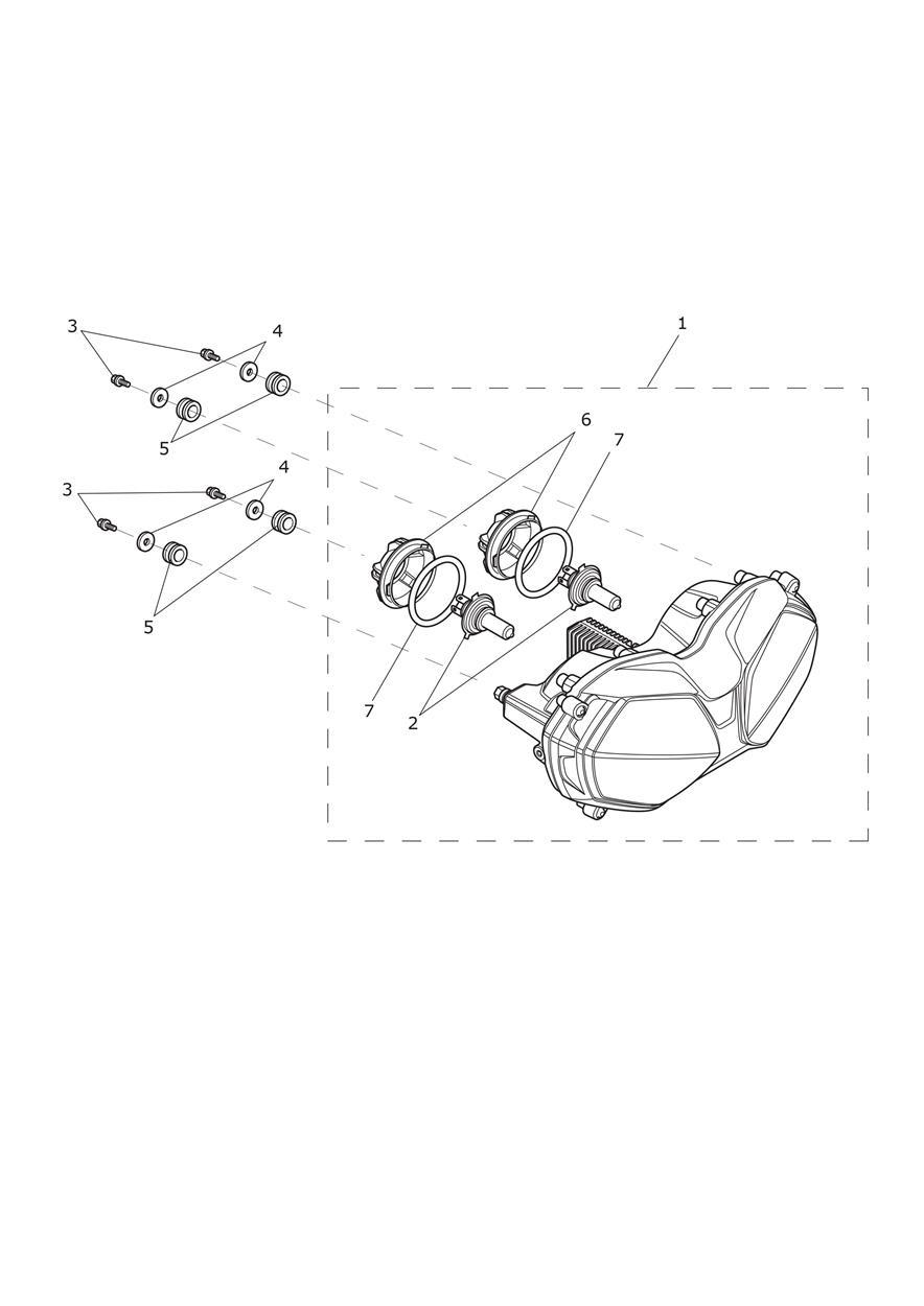 Headlight Assembly exploded diagram