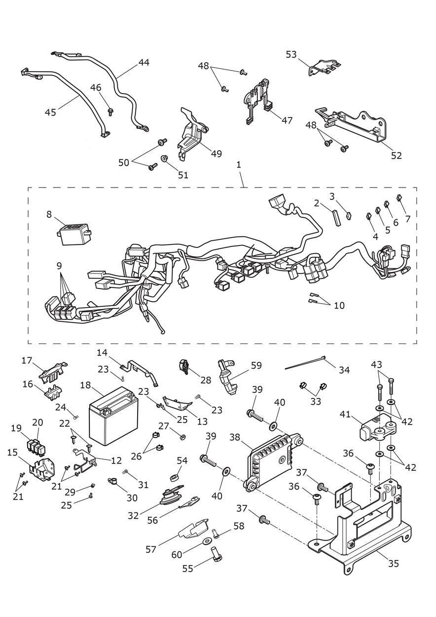 Electrical Equipment exploded diagram