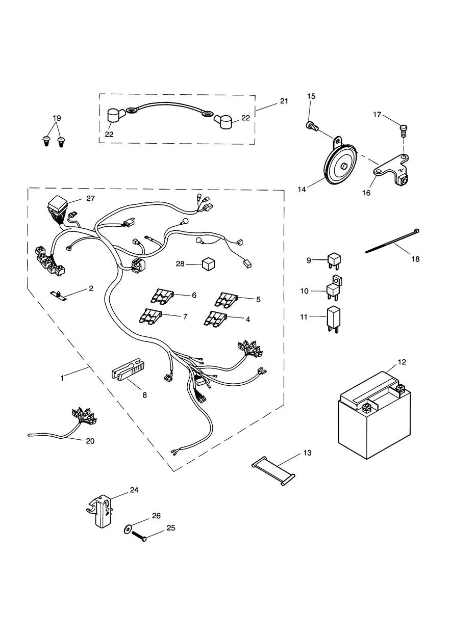 Electrical Equipment exploded diagram