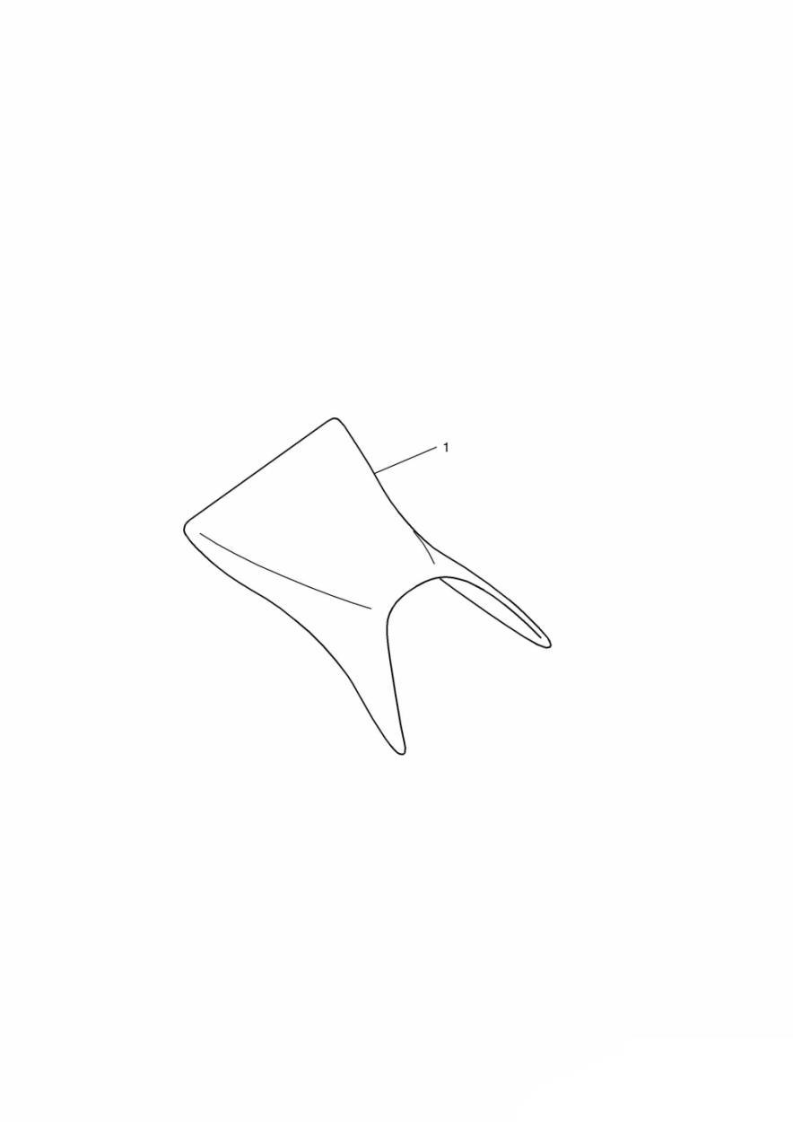 Gel Seat, Front exploded diagram