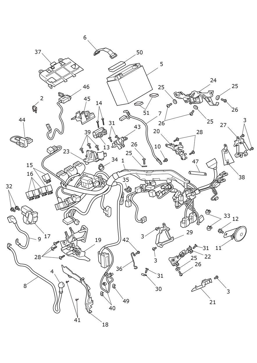 Electrical Equipment exploded diagram